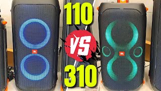 🤯JBL PartyBox 110 vs JBL PartyBox 310 🔥 An Epic Comparison [upl. by Etnahsal]