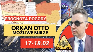 Orkan Otto Wichura w weekend Na Wybrzeżu do 120 kmh Bardzo niebezpieczna pogoda Możliwe burze [upl. by Nyrad]