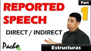 Cómo usar Direct  Indirect Speech – Reported Speech Clase 1 Reglas  Clases inglés [upl. by Flin]