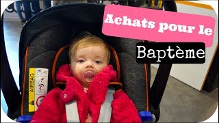 ACHAT ROBE BAPTEME   Vlog famille [upl. by Carolina]