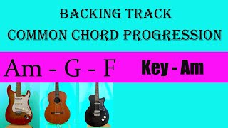 Backing Track  Common A minor progression  Am  G  F [upl. by Jean-Claude]