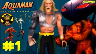 Aquaman  Battle For Atlantis GCN walkthrough part 1 [upl. by Jueta177]