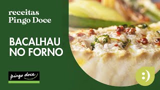 Bacalhau no forno com legumes  Receitas  Pingo Doce [upl. by Fogel]