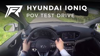 2017 Hyundai Ioniq Hybrid  POV Test Drive [upl. by Hadik]