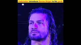 The Undertaker introduces Roman Reigns to his yards shorts wwe [upl. by Dearman]