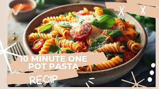 10Minute OnePot Pasta Recipe Made with AI 🍝✨ [upl. by Ardin]