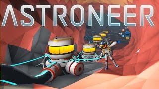 Astroneer  Ep 9  Underground Trade Station and Refinery  Lets Play Astroneer Gameplay [upl. by Jethro]