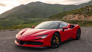 Ferrari SF90 Assetto Fiorano 1000 CV alla frusta in montagna  Davide Cironi [upl. by Lekram]