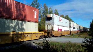 CN 121 at SaintHilaire NB [upl. by Torre]