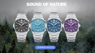 UnboxingSound Of Nature Guilloché Purple Dial Big Date Chiming Watch Limited Edition 300 PCS [upl. by Nueovas]