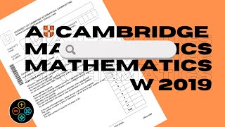 ALevel Pure Mathematics October November 2019 Paper 32 970932 [upl. by Gibbons]