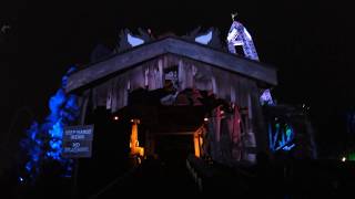 GS Timber Mountain Log Ride Halloween Hootenanny 2017 HD FULL RIDE POV [upl. by Nnairret]