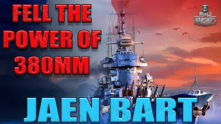 Feel the Roar of JEAN BARTs 380mm Guns  World Of Warships Gameplay [upl. by Tnilf]