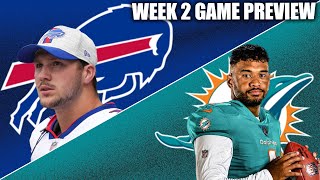 Bills vs Dolphins Week 2 NFL Matchup [upl. by Omer]