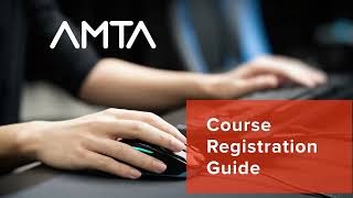 How to Register for AMTA Courses [upl. by Ias]