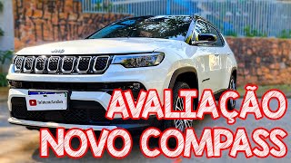 Avaliação Jeep Compass 2022 13 turbo  O NOVO COMPASS encara VW TAOS e Corolla Cross [upl. by Peedsaj]