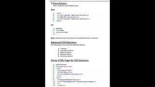 CSS Cascading Style Sheets Study Material  Notes with Explanation [upl. by Einnel34]