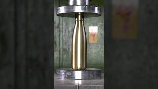 BOTTLE PRESSING UNDER THE HYDROLIC MACHINE100 video 📷100videos youtubeshorts [upl. by Adlai425]