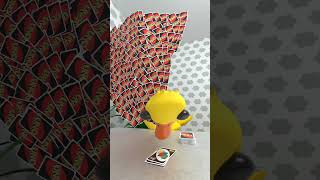 How lucky are you in UNO😅 uno babyduck comedy [upl. by Elysia]