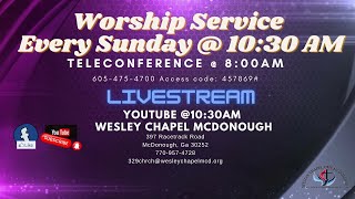 January 21 2024  Wesley Chapel McDonough UMC Live Stream [upl. by Julina]