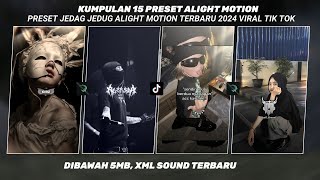 KUMPULAN 15 PRESET ALIGHT MOTION JJ KANE TERBARU DIBAWAH 5MB VIRAL TIKTOK 2024 [upl. by Dnilazor]