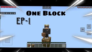 One BlockEP1MinecraftFive Playz [upl. by Nagy]