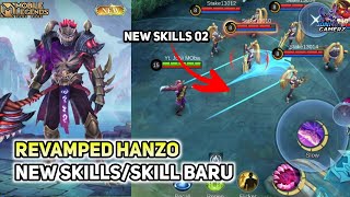 REVAMPED HANZO  NEW SKILLS  SKILL BARU  GAMEPLAY MOBILE LEGENDS [upl. by Richie797]