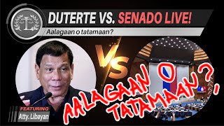 EXPRESIDENT DUTERTE VS SENADO  SINASANTO O HINDI  SENATE HEARING LIVE [upl. by Runstadler68]