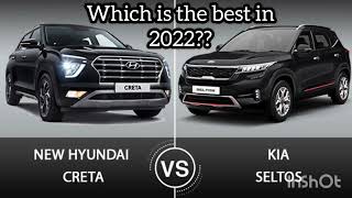 hyundai creta vs kia seltos base model 2022 Price Mileage Features Review  Full Comparison [upl. by Ordnasela624]