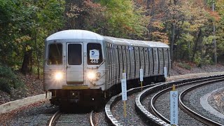 NYCT Staten Island Railway R44 SIR Local Trains at Princes Bay [upl. by Collar675]