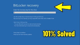 Find The BitLocker Recovery Key On Windows 11  10  How To Fix bitLocker recovery Blue Screen ✅ [upl. by Anderer715]