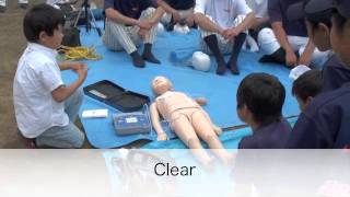 CPR amp AED demonstration by elementary school student K12 [upl. by Olotrab]