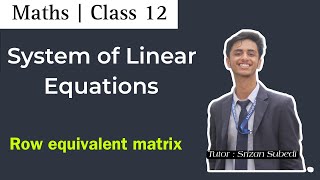 Matrix Based System of Linear Equations L2  NEB 12  Nepali ScienceGuru [upl. by Bushey964]