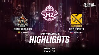 Burmese Ghouls vs Bren Esports GAME  7 M2 Grand Final [upl. by Anastas594]