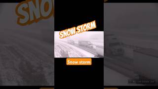 Difficult road conditions trucking lkw bigrig automobile hgv snow [upl. by Ycnaf761]