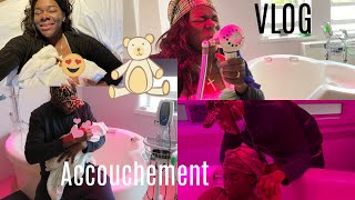 MON ACCOUCHEMENT NATUREL BEAUCOUP D’EMOTIONS  LABOUR AND DELIVERY VLOG  ADRIENNE PREMIERE DAME [upl. by Applegate]