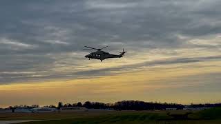 First flight of Boeing MH139 Grey Wolf Helicopter for the US Air Force [upl. by Helsa95]