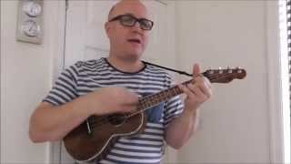 The Ramones Do You Wanna Dance  Ukulele  Jez Quayle [upl. by Einavoj]