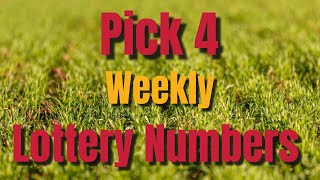 Weekly Pick 4 Lottery Numbers Suggestions  April 28 to May 4 [upl. by Yeltneb788]