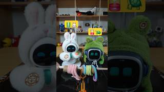 100🔋🐰 vs 🐢1🪫 cute robot pet funny shorts [upl. by Notnad]