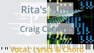 🎹Chord amp Lyrics Ritas Tune Craig Carnelia Synthesia Piano [upl. by Sproul]