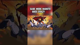 Sage mode Naruto is so tough 🔥 naruto sagemode anime [upl. by Lanoil]