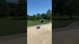 Insane Kickless BriFlip😱 scooterstunts scootertricks skatepark scoot [upl. by Raseta]