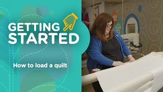 How to load a quilt on your APQS longarm quilting machine [upl. by Reinhold917]