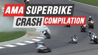 AMA Superbike Crash Compilation [upl. by Wilfrid]