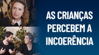 As crianças percebem a incoerência Corte da entrevista com a prof Lúcia Helena Galvão e Os Nagle [upl. by Mcmillan178]