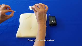 MiniMed™ Silhouette™ Infusionsset einführen–Medtronic Diabetes Insulinpumpe [upl. by Dina420]