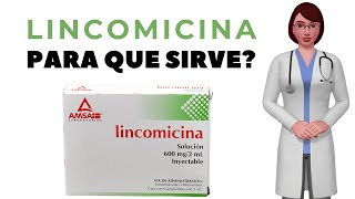 LINCOMICINA que es y para que sirve lincomicina como usar lincomicina 600 mg [upl. by Berton]