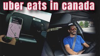 Uber eat in canada ubereats 9hours earning [upl. by Aicnatsnoc]