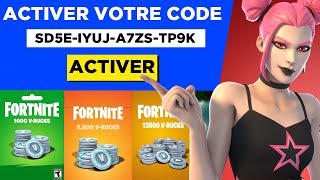 COMMENT UTILISER UNE CARTE VBUCKS SUR FORTNITE [upl. by Schoenfelder]